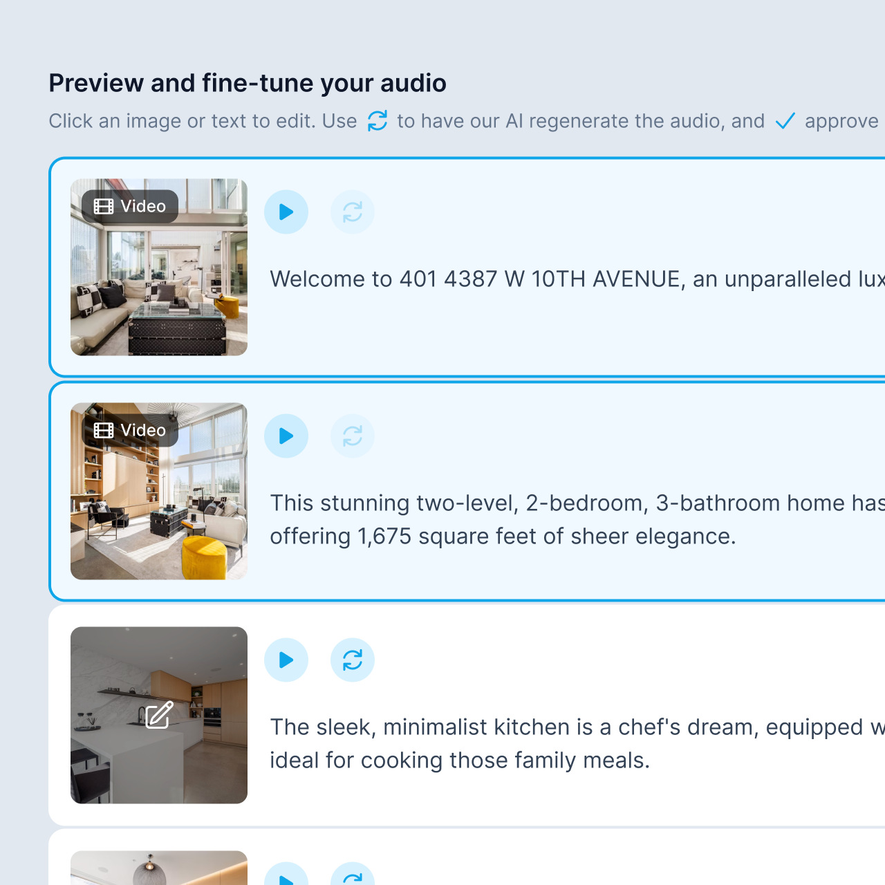 Customize your video